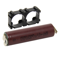 Аккумулятор LiFePO4 18650 3,2v 2000mah под пайку с холдером